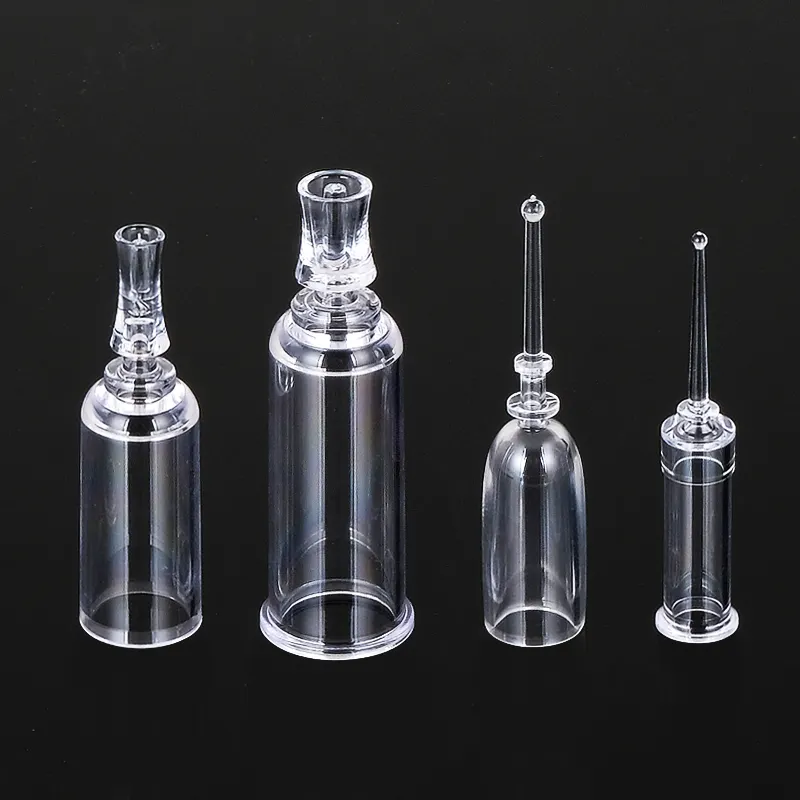 cosmetic 1ml 2ml 2.5ml 3ml 5ml 10ml Plastic ampoule bottles acide hyaluronique ampoule cosmetic packaging for personal care