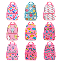 Sac à dos scolaire pour enfants, personnalisé avec logo, taille et couleur, fabriqué en Chine, original, mignon, à motifs floraux et de dessins animés, pour filles