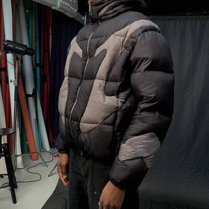 <span class=keywords><strong>Doudoune</strong></span> matelassée haut de gamme pour homme avec fermeture éclair imprimée, collection hiver, série <span class=keywords><strong>North</strong></span> Goose 700, pour activités extérieures, avec cache-visage intégré - Product Image 3