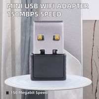 Adaptador WiFi USB 2.0 Mini OEM, Inalámbrico, 802.11n, 150Mbps, Receptor Externo para Laptops y Computadoras de Escritorio - En Stock