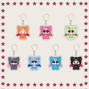 Nuevo álbum del grupo Spot E, muñeco de dibujos animados, impresión UV en acrílico, llavero de moda, colgante para bolso, decoración, colgante de accesorio de estrella - Product Image 1
