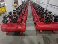 Compresseur d'air à piston entraîné par courroie, Nouveau, 1.5~11KW, 70L, 80L, 110L, 190L, 350L, 500L, Technologie de refroidissement par air portable