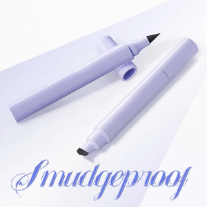 Großhandel Professioneller Hochwertiger <span class=keywords><strong>2</strong></span>-in-1 Flügel-Stempel Eyeliner Stift - Wasserfester Langanhaltender Schnell Trocknender Flüssig-Eyeliner für Frauen - Product Image 2