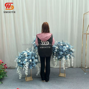 Bola de Flores Artificiales Románticas Azul Polvo, Decoración de Boda, Bola de Flores, Superventas de LEDA - Product Image 3