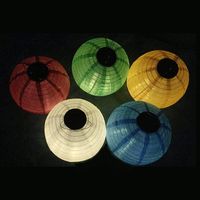 Hot Selling Chinese Outdoor Use IP65 Wetterfestes Nylon Mini Size Solar LED Chinesische Laterne Licht für Garten Patio Dekor