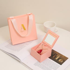 Hot Sale Premium Square Modern Mirror <b>Box</b> with Magnetic Closure Customizable for Jewelry <b>Packing</b> - Product Image 2