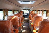 Nouvel autobus tout-terrain Dongfeng 6x6, 30 places, conduite à droite, moteur Cummins, boîte manuelle 6 vitesses, pour l'Afrique et l'Asie du Sud-Est
