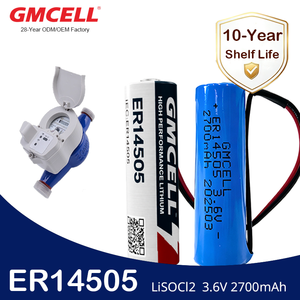 แบตเตอรี่ ER14505 แบบกำหนดเองสำหรับมิเตอร์น้ำอัลตราโซนิกอัจฉริยะ 3.6V ความจุสูง ใช้งานได้ยาวนาน แบตเตอรี่ LiSOCl2 - Product Image 1