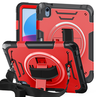 Nouveau étui de Protection robuste et durable créatif pour iPad 10 11 10.9 et 11 pouces tablettes 360 support rotatif en PC + TPU