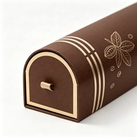 Boîte cadeau de luxe personnalisée en papier rigide avec tiroir coulissant pour biscuits, bonbons, barres chocolatées, avec logo personnalisé