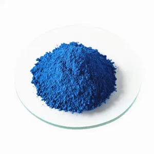 Manufacturer Concrete painting blue color pigment 25kg blue iron oxide coloring powder