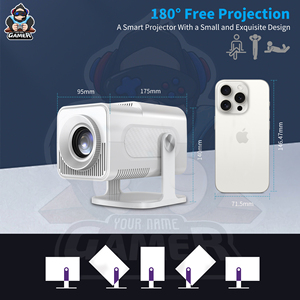 HCS350max 4k <strong>Portable</strong> <strong>Projector</strong> 36000 Games with Wireless Dual Gamepad <strong>Portable</strong> Game Player Home <strong>Interactive</strong> Game <strong>Projector</strong>