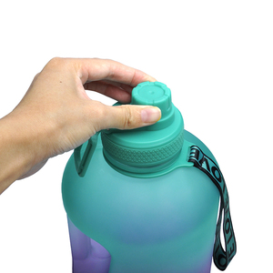 Grande Bouteille de 2,2 l en Plastique avec marqueur de temps et paille Tritan sans BPA, Bouteille d'eau de sport de plein air de <span class=keywords><strong>motivation</strong></span> - Product Image 6