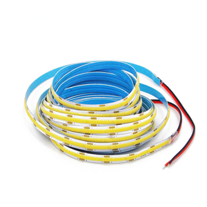 ไฟ LED แบบ COB แถบยาว 12V กว้าง 8 มม. ความหนาแน่นสูง 320LEDs/เมตร CRI90 ไฟ LED แบบ COB ยืดหยุ่นไร้จุด ตัดได้ทุกๆ 5 ซม. สำหรับตู้ - Product Image 6