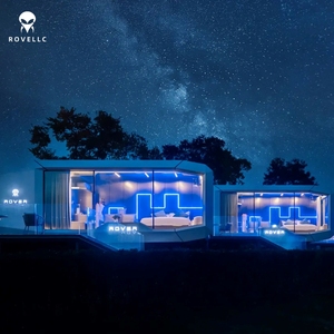 บ้านแคปซูลควบคุมด้วยเสียงอัจฉริยะ, บ้านแบบแยกส่วนพร้อมห้องโดยสารกลางแจ้งกันน้ำได้หรูหรา - Product Image 1