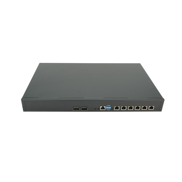 1U 200G SFP Firewall Router l I5-12600K 14th Gen CPU 6 LAN Ports H610 Motherboard OPNsense PfSense VPN Security Appliance