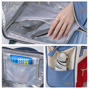 Eco Friendly Custom Waterproof Polyester Fashion Lunch <b>Bag</b> Washable Insulated Thermal Picnic Cooler - Product Image 5