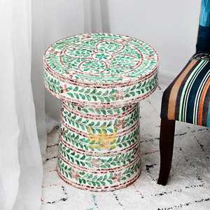 Table d'appoint haut de gamme en incrustation de nacre-Table d'appoint vietnamienne faite à la main pour maison de luxe - Product Image 3