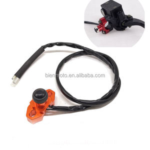 אביזרי קטנוע אלומיניום CNC ב-off led מתג ערכת רגעי נעילה עמיד למים גריפ אופנוע כידון מתגים - Product Image 2