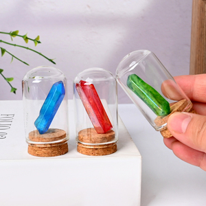 Venta al por Mayor <span class=keywords><strong>de</strong></span> Cristales <span class=keywords><strong>de</strong></span> Cuarzo Aura Clean, Especímenes <span class=keywords><strong>Minerales</strong></span> <span class=keywords><strong>de</strong></span> Cuarzo, <span class=keywords><strong>Piedras</strong></span> <span class=keywords><strong>de</strong></span> Cristal para Botellas <span class=keywords><strong>de</strong></span> los Deseos, para Sanación Espiritual - Product Image 5