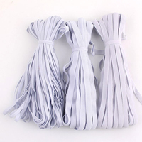 Accessoires de vêtement DIY, élastique plat en jacquard tricoté coloré en spandex/polyester de 6 mm, bande élastique