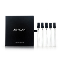 Boîte cadeau d'emballage de parfum cosmétique personnalisée 2ml 3ml 5ml 10ml ensemble d'échantillons de parfum avec boîte d'emballage