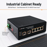10 Port Industrial L2 Managed Gigabit Switch, 8*RJ45+2*1G SFP, DIN Rail, IP40 DC12-48VDC,-40~75 ℃   untuk Jaringan Industri