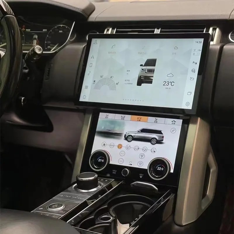 Neue 13-Zoll-Touchscreen Android Auto DVD-Player Radio GPS-Navigation für Land Rover Vogue 2013-2016 Range Rover Sport 2014-2016