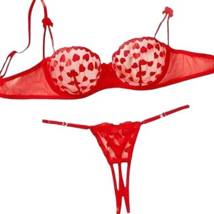 Ensemble de lingerie sexy en dentelle brodée, nouveauté, vente chaude, soutien-gorge et culotte, lingerie érotique, <span class=keywords><strong>porte</strong></span>-jarretelles floral, nuisette - Product Image 5
