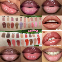 Kit Cadeau Végan 2 en 1 Rouge à Lèvres et Crayon à Lèvres Imperméable Anti-transfert Longue Tenue Haute Pigmentation Gloss Brillant