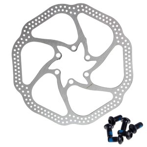 Rotor de frein à disque 160 mm en acier inoxydable, composant de frein de vélo résistant à la rouille - Product Image 3