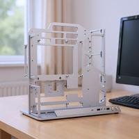 Socooler SOC-J-360-Y Gamer Computer Tower ATX Rack Water Cooling PC Gaming Case Side Panel Window Aluminum Alloy for Desktop Use