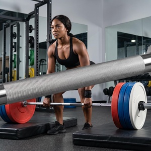 Bent or Straight Barbell <strong>bar</strong> Commercial 2.2m Pole Barbell Powerlifting Squat Deadlift <strong>Bench</strong> <strong>Press</strong> <strong>bar</strong> Set Home Fitness Equipment - Product Image 4