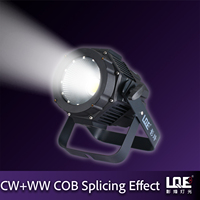Projecteur PAR LED étanche IP65 120W RGBW 4-en-1 pour scène, concert, festival, effet de foule et éclairage d'audience