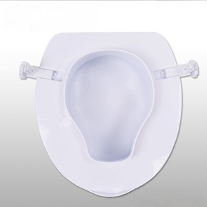 Asiento de Inodoro Elevado Portátil, Instalación Gratuita, Cojín Suave de Poliuretano de 2 Pulgadas, Inodoro <span class=keywords><strong>para</strong></span> <span class=keywords><strong>Discapacitados</strong></span> - Product Image 2