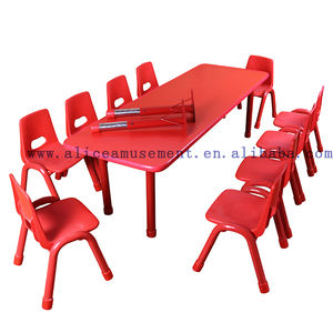 Tables et chaises pour enfants ALICE, <span class=keywords><strong>protection</strong></span> bébé de haute qualité, panneau ignifuge, design moderne, mobilier scolaire - Product Image 5
