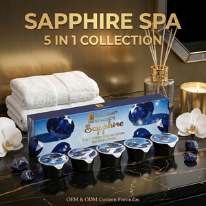 Kit Pedicure Spa 5 in 1 con Etichetta Privata OEM ODM, Collezione per la Cura dei Piedi con Sali Marini Naturali Detox, Confezione da 5 Passaggi - Product Image 1