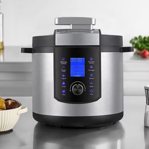Nồi áp suất điện <span class=keywords><strong>LCD</strong></span> 4 hiển thị kỹ thuật số điều khiển cảm ứng với núm 6 lít 1000W skd đặt hàng đầy đủ - Product Image 1