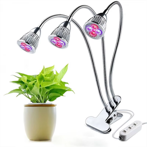 Lámpara de Cultivo LED Joystar con Clip de 3 Cabezas <span class=keywords><strong>para</strong></span> Plantas de Interior, Foco LED con Interruptores Independientes <span class=keywords><strong>para</strong></span> <span class=keywords><strong>Suculentas</strong></span> y Hierbas, Venta al por Mayor - Product Image 2