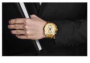 Montres-bracelets pour hommes RISTOS Sport, résistantes à l'eau, de luxe, de haute qualité, avec boîtier en cuir, fabricants de montres en Chine - Product Image 4