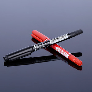 Permanent Marker <b>Pen</b> Black And Red Ink Plastic Logistics Writing Paper 20 Pcs <b>Box</b> Packaging - Product Image 1
