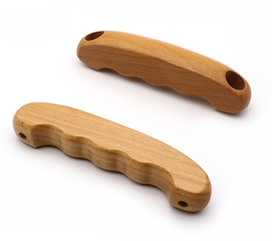บริการงานกลึงไม้บีชด้วยเครื่อง CNC ความแม่นยำสูง +/-0.1 มม. ผลิตชิ้นส่วนไม้คุณภาพสูง ผลิตมือจับเฟอร์นิเจอร์ บรอชชิ่ง - Product Image 2