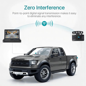 Không Dây Sao Lưu Máy Ảnh Giấy Phép Tấm Với 4.3 Inch Xe Màn Hình Có Thể Gập Lại Màn Hình Tầm Nhìn Ban Đêm Không Thấm Nước 12V Cho Xe SUV RV Van - Product Image 3