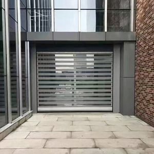 Porte à enroulement <span class=keywords><strong>automatique</strong></span> en PVC et alliage d'aluminium anti-poussière industrielle pour entrepôt et atelier - Product Image 3