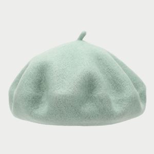 Boina de Lana para Mujer, Color Sólido, Estilo Francés, con Logotipo Personalizado y Patrón Bordado - Product Image 6