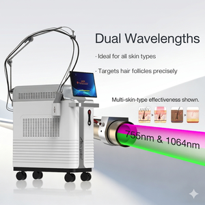 <span class=keywords><strong>Appareil</strong></span> de beauté médical USA Leko Rod Alexandrite Laser 755nm 110J à haute fluence - Product Image 1