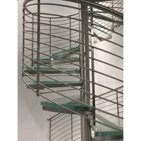 Escalier en colimaçon extérieur décoratif en fonte