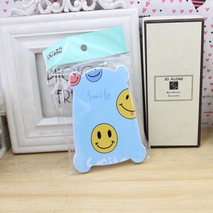 Juego de espejo y peine portátiles, diseño plegable de dibujos animados para estudiantes, uso doméstico, forma irregular, color aleatorio - Product Image 3