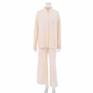 Conjunto de Pijamas Femininos de Algodão Enyami Boutique Primavera Outono Nova Moda Roupas de Casa Casual Coordenadas - Product Image 5
