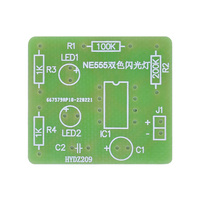 Taidacent – Kit multivibrateur avec minuterie NE555, Kit de soudure de circuits imprimés instables, Kit électronique de bricolage à Double clignotement